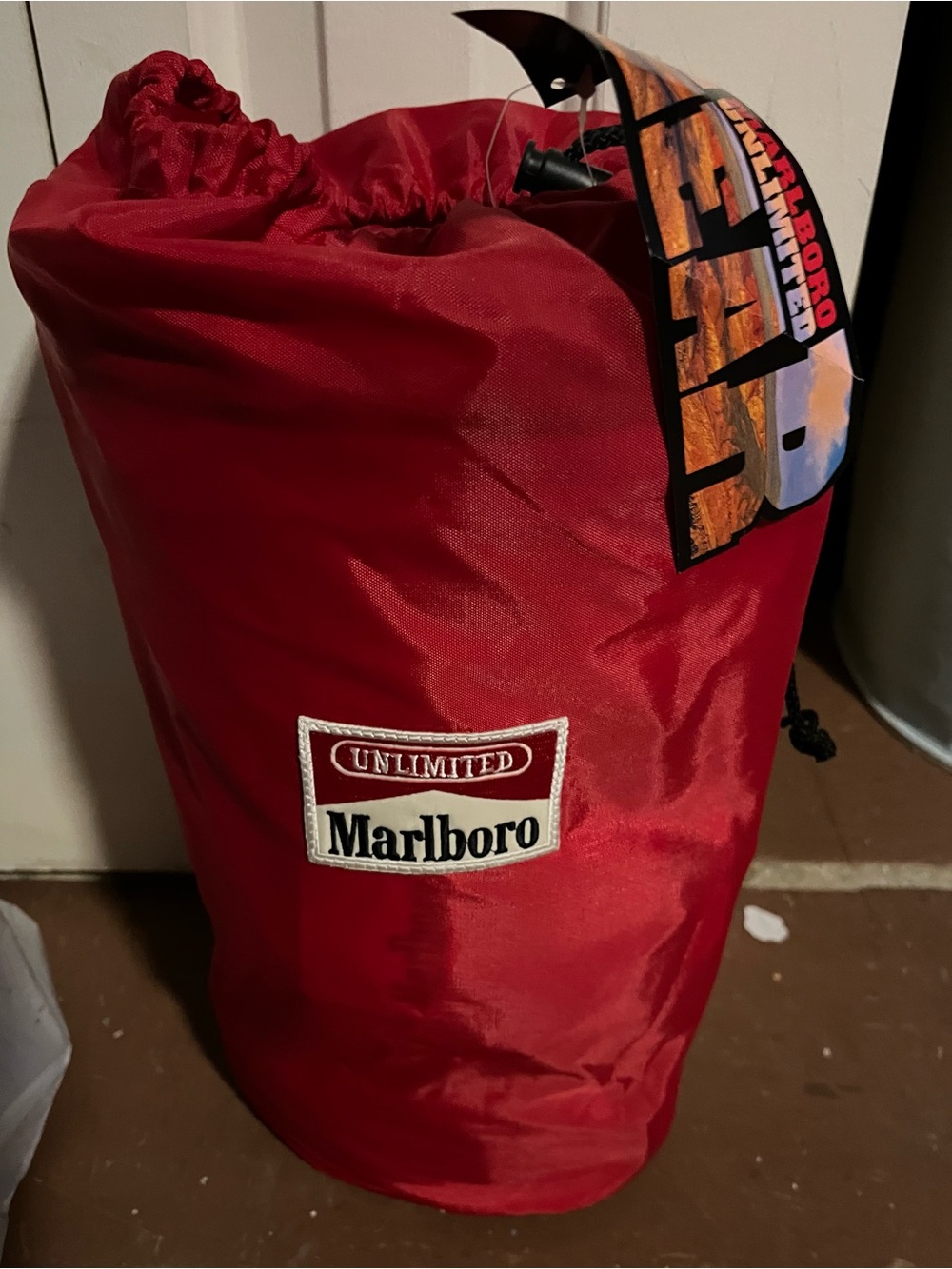 Marlboro Red Unlimited Logo Roll-Up Travel Pouch